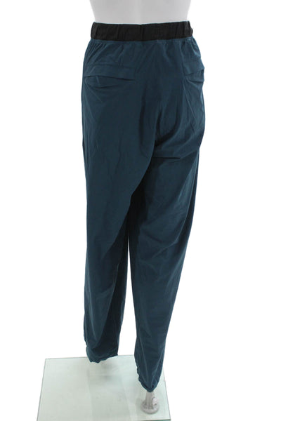 Lululemon Mens Windbreaker Pants Dark Blue Nylon Inseam 32 Size XL