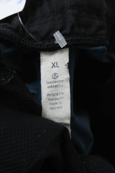 Lululemon Mens Windbreaker Pants Dark Blue Nylon Inseam 32 Size XL