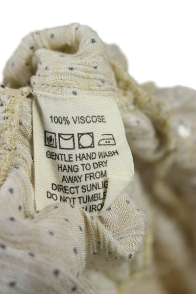 Sunday Saint Tropez Women Playsuit Beige Floral Sleeveless Size S