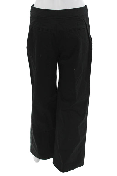 Carolina Herrera Women Dress Pants Black Zip 97% Cotton 3% Elastane Size 4