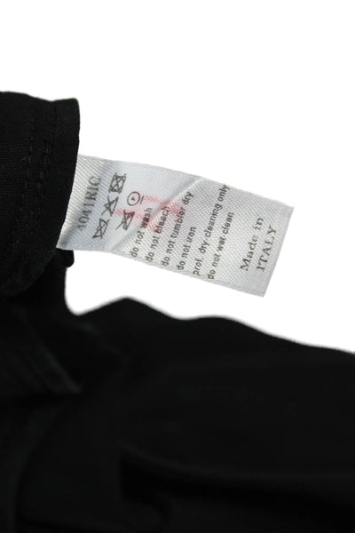 Carolina Herrera Women Dress Pants Black Zip 97% Cotton 3% Elastane Size 4