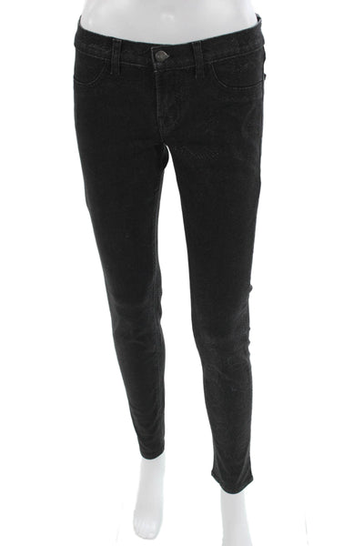 J Brand Women Skinny Ankle Black Jeans Size 27