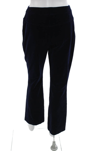 Escada Margaretha Ley Women Dress Pants Dark Blue Cotton Size 36