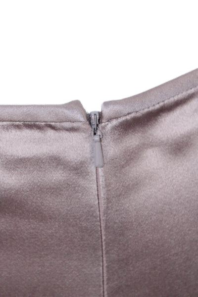 Carmen Marc Valvo Women Beige Dress Pants 28 Inseam Size 6