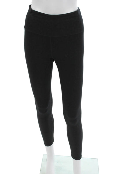 Terez Womens Ankle Leggings Black Polyester Spandex Size M