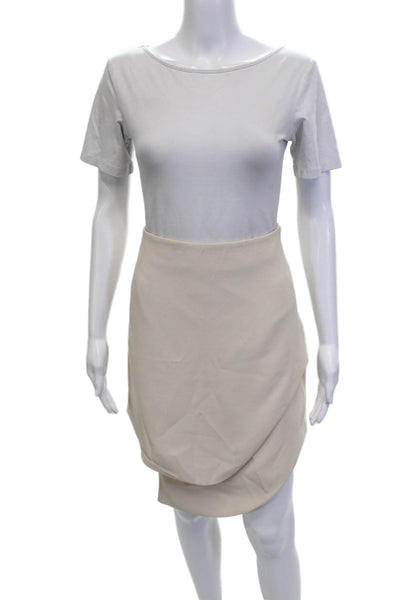 Opening Ceremony Women Beige Tulip Skirt 100% Polyester Size 4