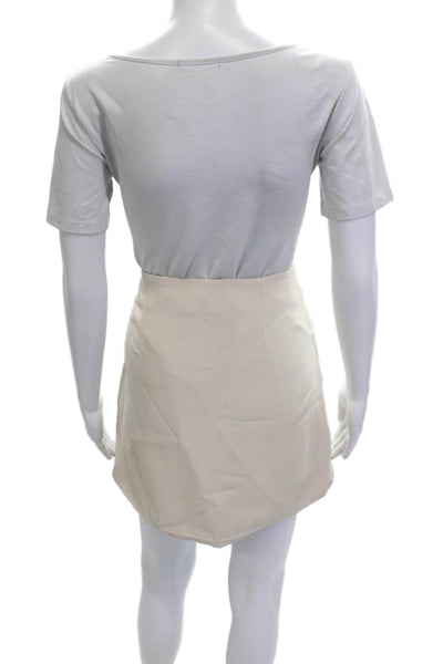 Opening Ceremony Women Beige Tulip Skirt 100% Polyester Size 4