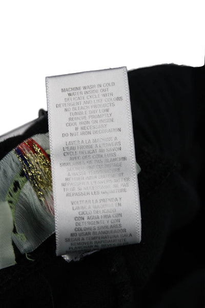 Juicy Couture Women Sweatpants Black Drawstring Cotton Blend Size L