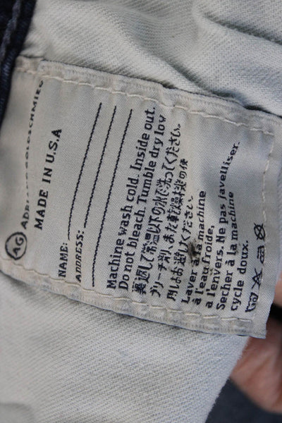 AG Adriano Goldschmied Womens Dark Blue Ankle Skinny Jeans Size 30