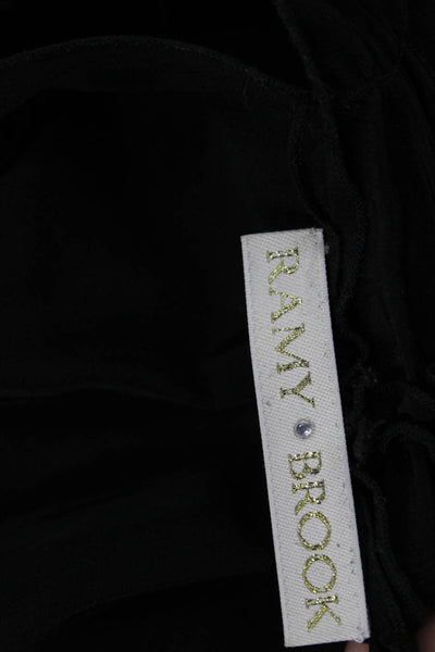 Ramy Brook Womens Black Polyester Designer Sleeveless Blouse Size XS