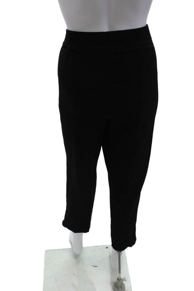 Eileen Fisher Womens Black Cropped Pants Size XL