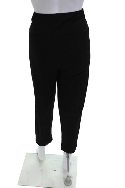 Eileen Fisher Women Black Cropped Ankle Pants Size 1X