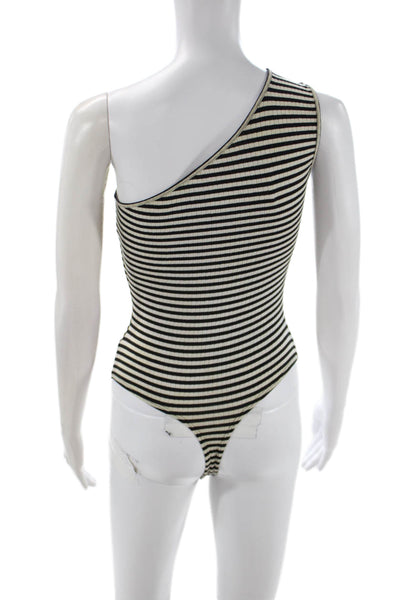 Lovers + Friends Womens Black Striped Sleeveless Tank 90s Size 2XS
