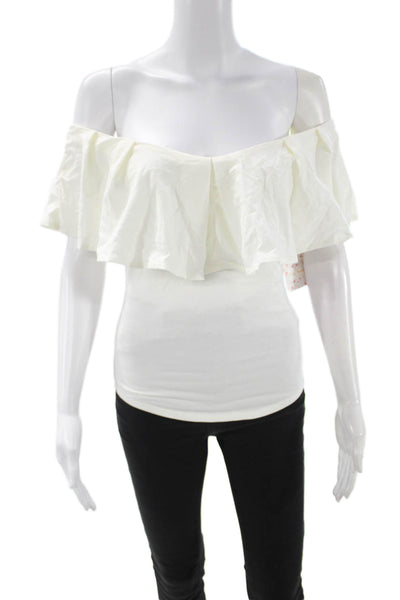 Free People Women Boho Sleeveless White Top Size XS