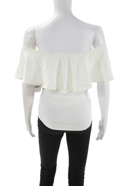 Free People Women Boho Sleeveless White Top Size XS