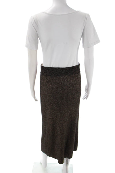 ALC Womens Brown Straight Pencil Skirt Midi Size M