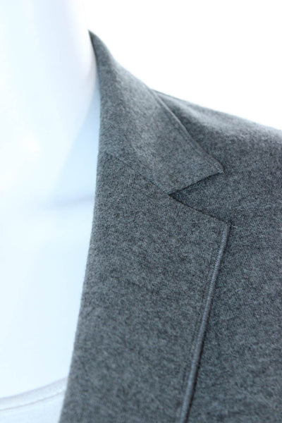 Rag & Bone Womens Blazer Gray Wool Collared Button Long Sleeve Size 4
