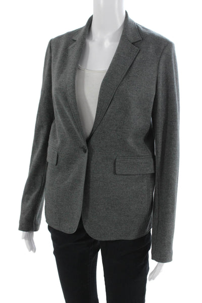 Rag & Bone Womens Blazer Gray Wool Collared Button Long Sleeve Size 4
