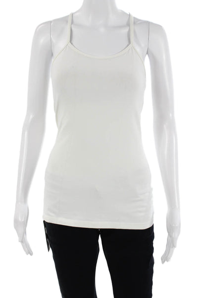 Lululemon Womens Basic Camisole Sleeveless White Nylon Blend Size 4
