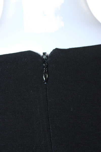 Vince Camuto Women Basic Black Blouse Round Neck 3/4 Sleeve Size M