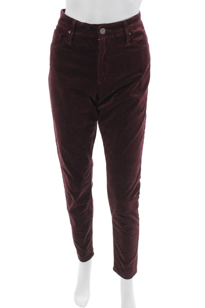 AG Adriano Goldschmied Women Cropped Purple Pants Size 31