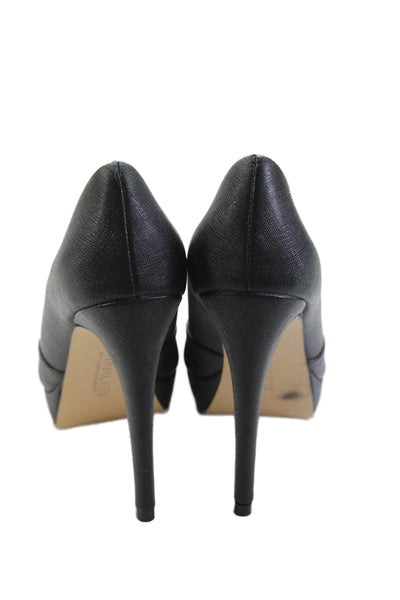 Charles by Charles David Women's Open Toe Platform Heel Pumps Black Size 6