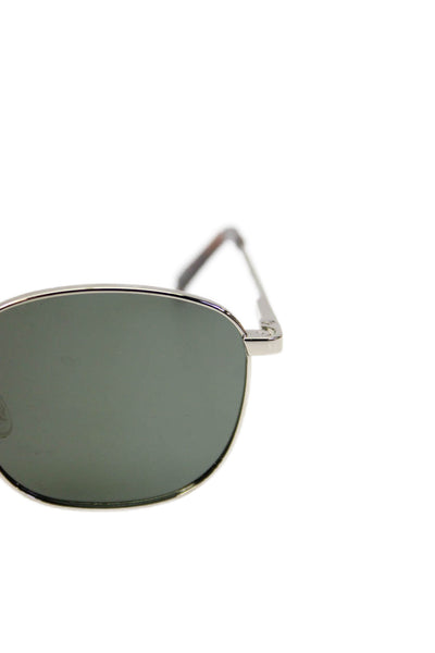 Le Specs Unisex Adults Square Sunglasses Silver Size 52-19 145mm