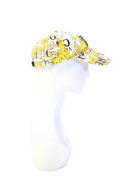 Versace Jeans Couture Womens Regalia Baroque Print Baseball Cap Hat White
