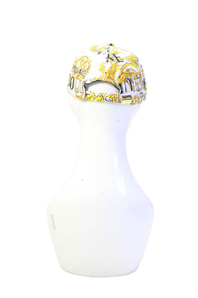 Versace Jeans Couture Womens Regalia Baroque Print Baseball Cap Hat White