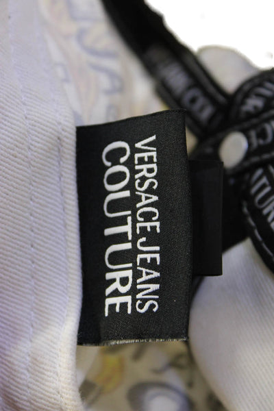 Versace Jeans Couture Womens Regalia Baroque Print Baseball Cap Hat White