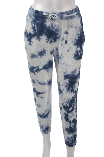 Splendid Women Jogger Sweatpants Blue Drawstring Size XS