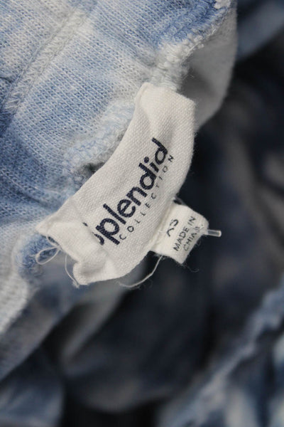 Splendid Women Jogger Sweatpants Blue Drawstring Size XS