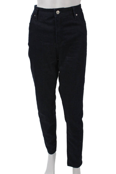Earnest Sewn Women Dark Blue Mid Rise Jeans Size 31