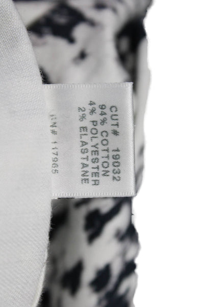 J Brand Womens Black Animal Print Jeggings Mid Rise Size 31