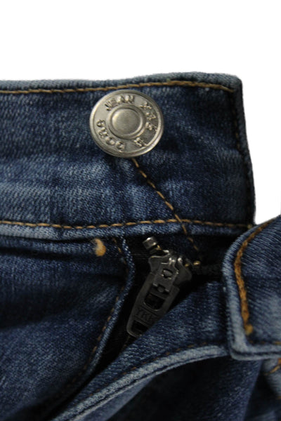 Rag & Bone Women Ankle Cropped Jeans Dark Blue Mid Rise Size 32