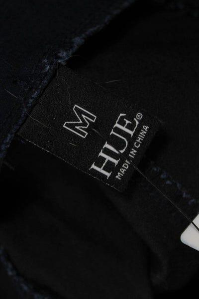Hue Womens Dark Blue Mid Rise Jeggings Stretch Inseam 32 Size M