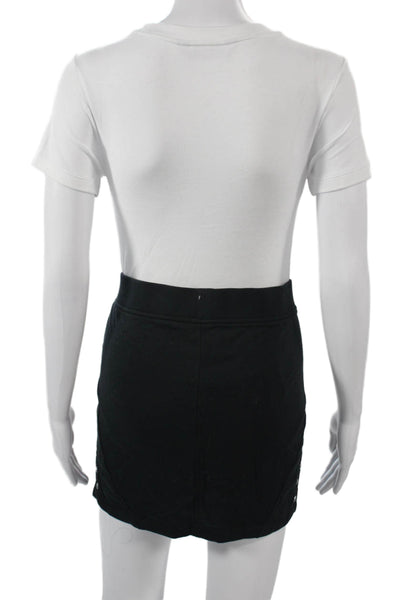Juicy Couture Women Mini Skirt Black 50% Wool 50% Acrylic Size S