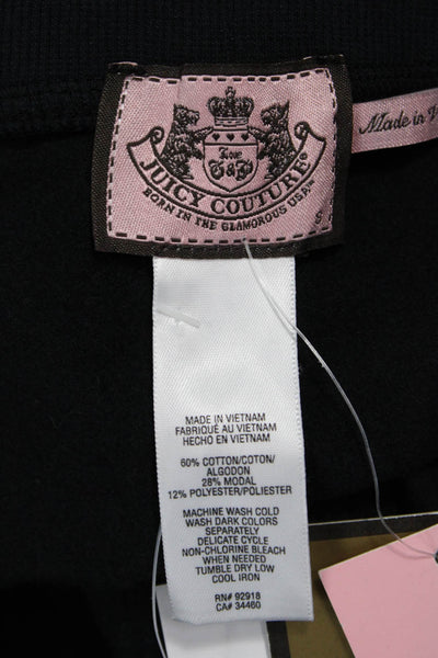 Juicy Couture Women Mini Skirt Black 50% Wool 50% Acrylic Size S