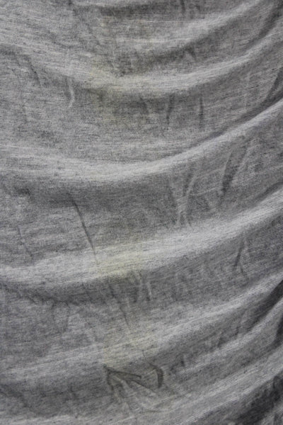 Juicy Couture Women Tank Dress Gray Cotton Sleeveless Round Neck Short Size PP