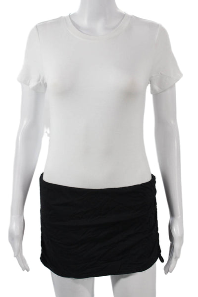 Calvin Klein Womens Mini Skort Black Nylon Spandex Size S