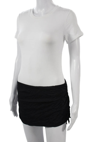 Calvin Klein Womens Mini Skort Black Nylon Spandex Size S