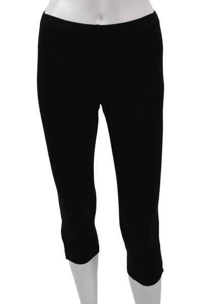 Ella Moss Women Capri Leggings Black Rayon Spandex Size L