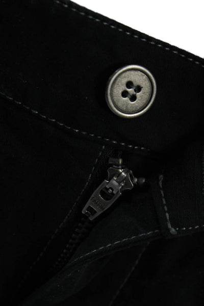 Joie Women Ankle Pants Black Mid Rise 34 Inseam Size 6