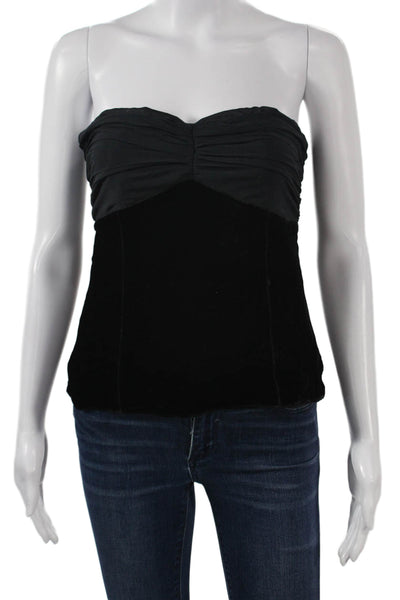 The Limited Collection Women Black Silk Tank Zip Solid Classic Fall Size 4
