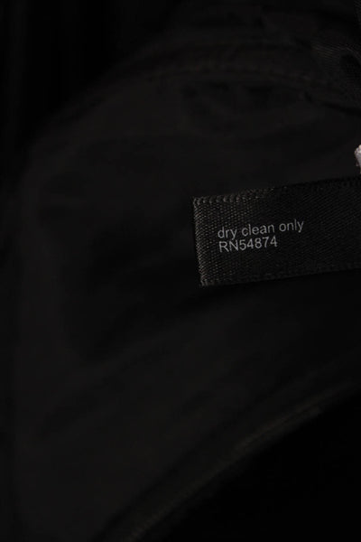 The Limited Collection Women Black Silk Tank Zip Solid Classic Fall Size 4