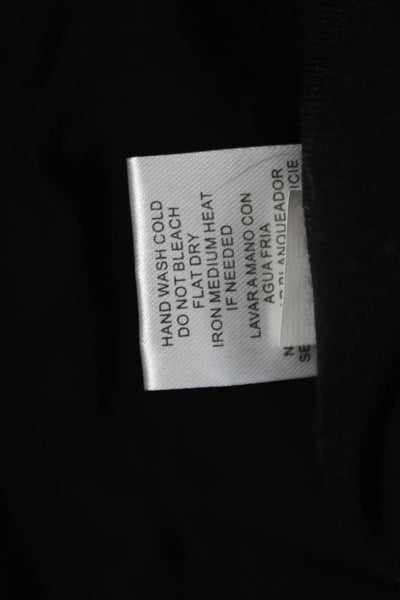 Joseph Womens Bohemian Black Cardigan Sweater 3/4 Sleeve Size M