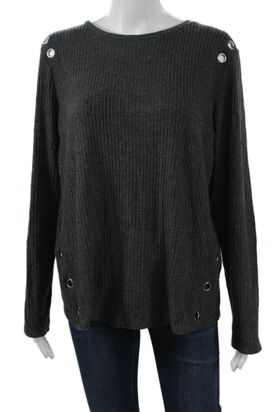 Generation Love Women Dark Gray Pullover Sweater Long Sleeve Size XL