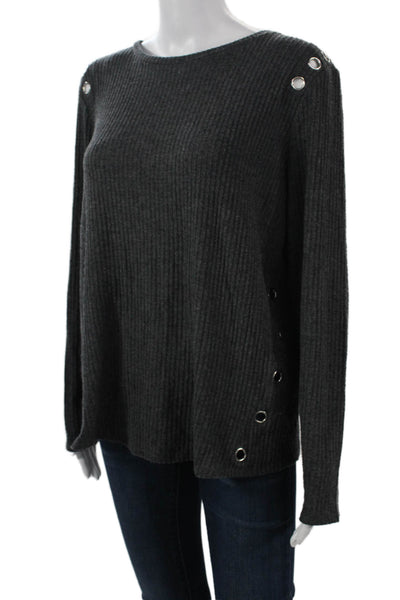 Generation Love Women Dark Gray Pullover Sweater Long Sleeve Size XL