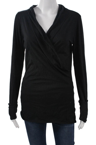 Velvet Womens Jersey Tunic Black Long Sleeve 94% Cotton 6% Lycra Size M