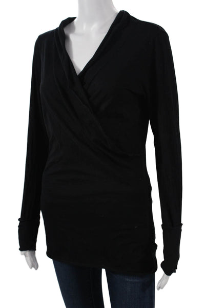 Velvet Womens Jersey Tunic Black Long Sleeve 94% Cotton 6% Lycra Size M